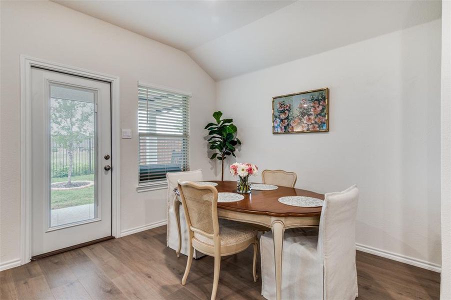 Dining area