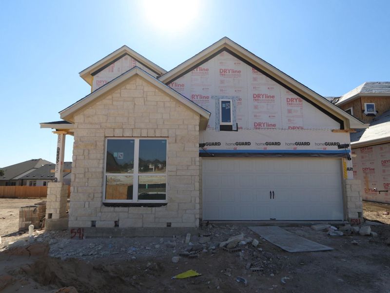 In-progress construction of a new home in Heritage, Dripping Springs, TX (Image 17).