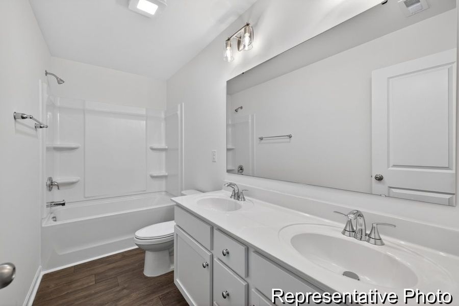 Furnished interior view inside a new home in Nathans Ridge, Lillington (Image 25).