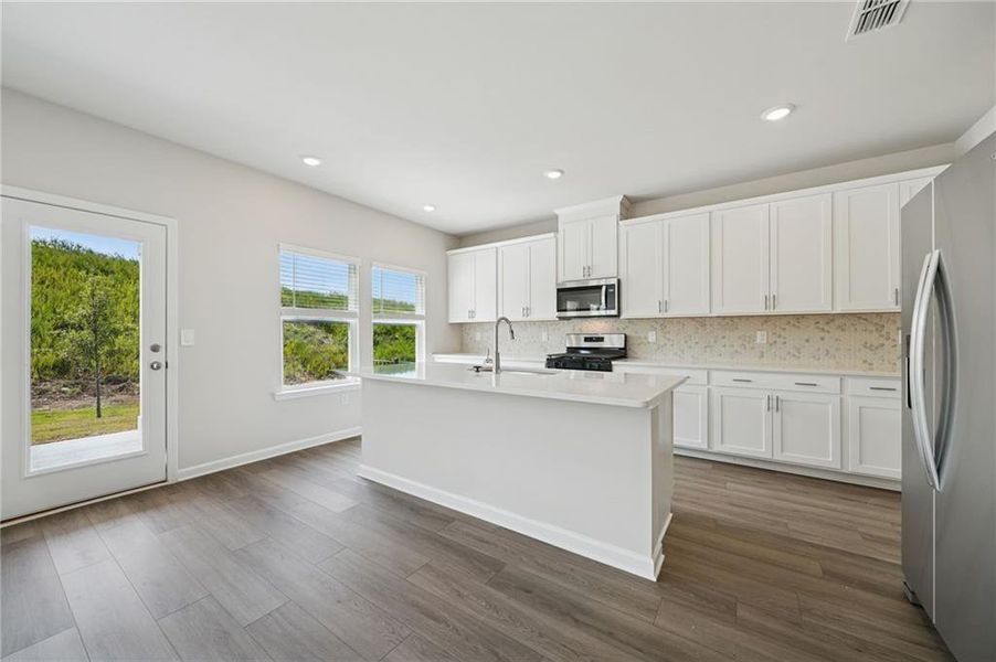 Furnished interior view inside a new home in Preserve at Mountain Creek, Pendergrass (Image 12).