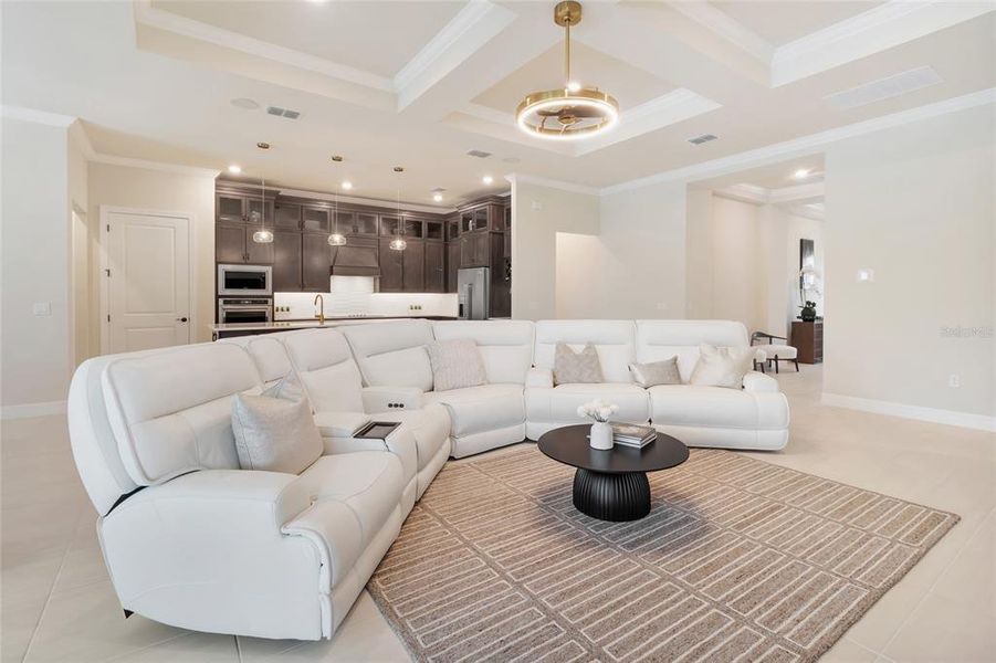 Furnished interior view inside a new home in , Orlando (Image 8).