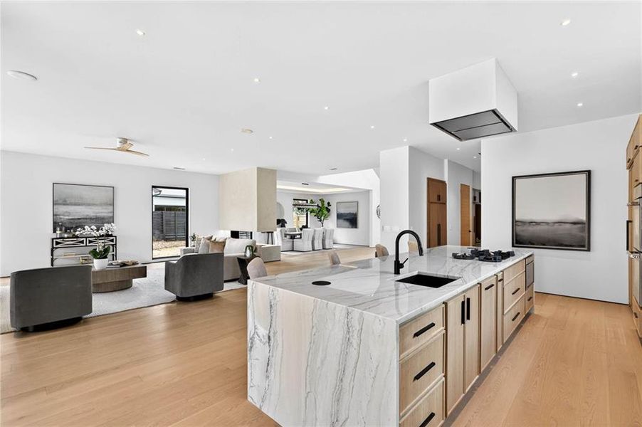 Furnished interior view inside a new home in , Alpharetta (Image 8).