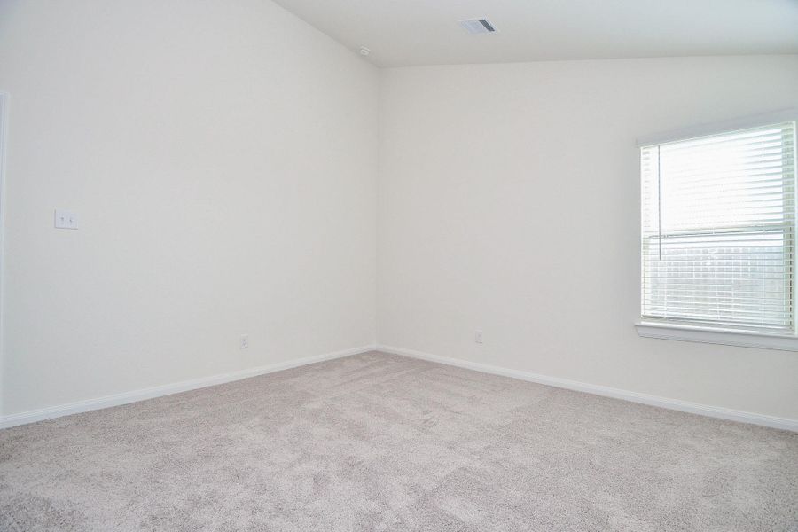 Notice the crisp, white walls that offer a perfect background, making it easy to decorate and create your own dream oasis!