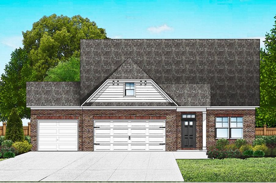 Elevation A2 Bonus w/ 3 Car Garage Elevation A2 Bonus w/ 3 Car Garage