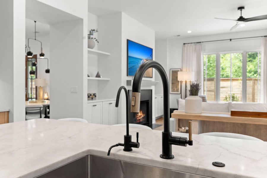 Furnished interior view inside a new home in , Johns Island (Image 80).
