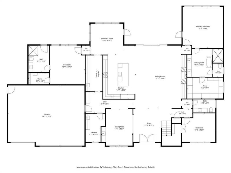 2D floor plan layout of this home in , Dallas, TX (Image 5).