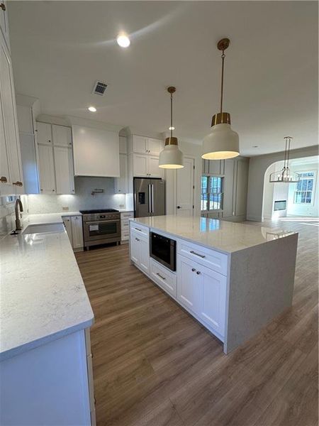 Furnished interior view inside a new home in Skyview On Broad, Sugar Hill (Image 3).