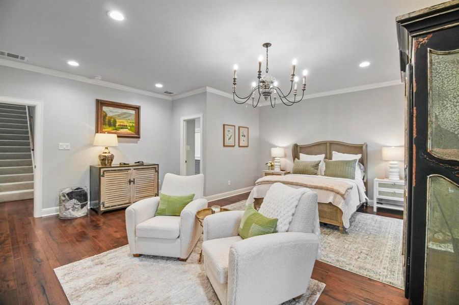 Furnished interior view inside a new home in , Bullard (Image 7).