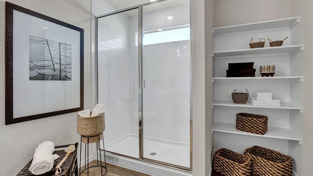 Furnished interior view inside a new home in Navarro Fields, Seguin (Image 28). Furnished interior view inside a new home in Navarro Fields, Seguin (Image 28).