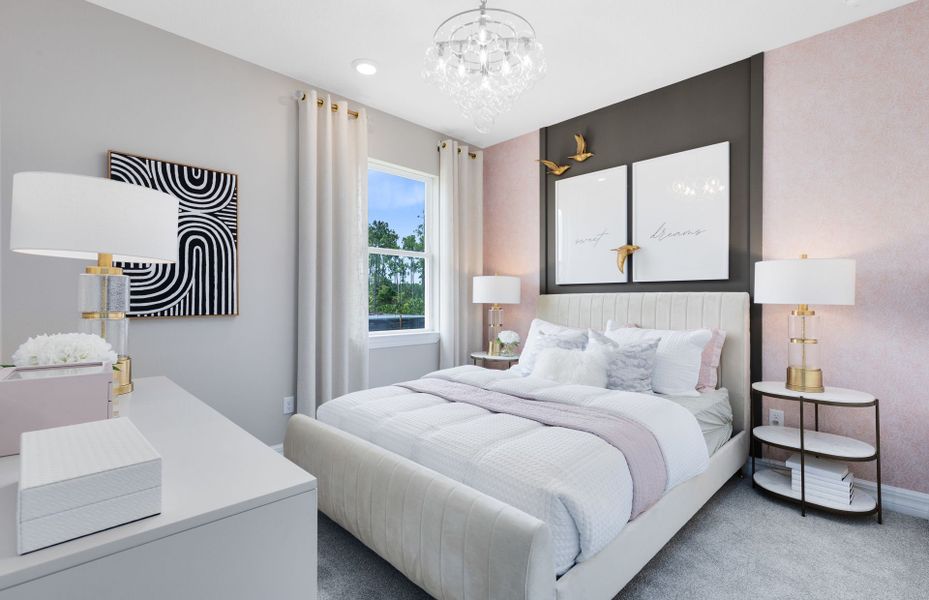 Representative furnished interior of a home built from the Highgate by Pulte Homes in Waterstone at Halifax Plantation, Ormond Beach (Image 17).