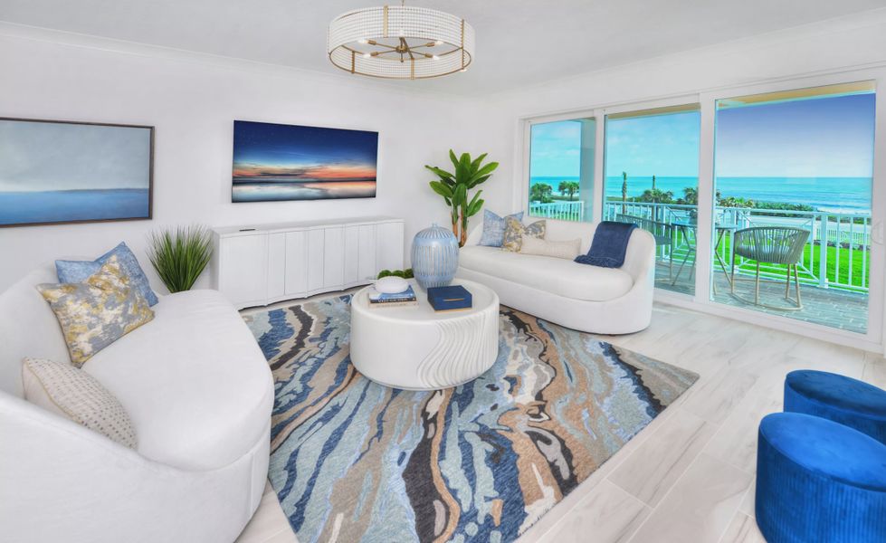 Furnished interior view inside a new home in Verona Oceanside, Ormond Beach (Image 32).