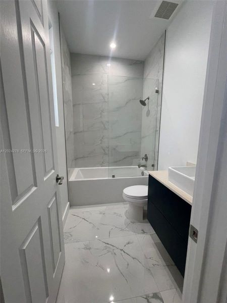 Furnished interior view inside a new home in , Miami (Image 7).