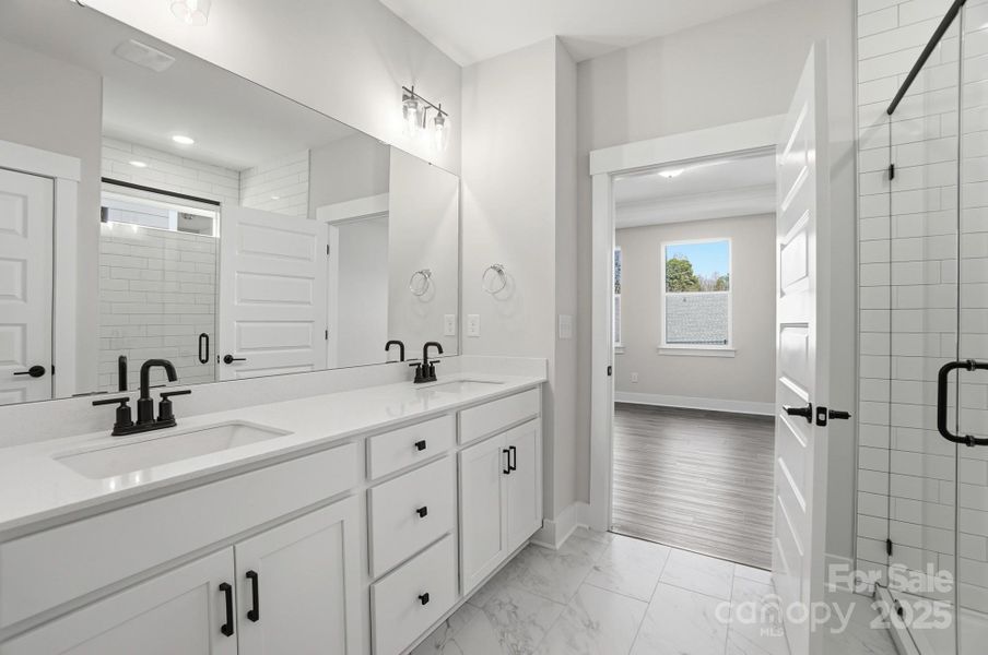 Furnished interior view inside a new home in Villas at Prestwick, Mooresville (Image 13).