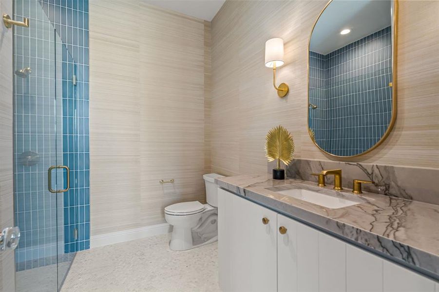 Furnished interior view inside a new home in , Fort Worth (Image 28).