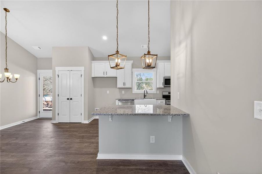 Furnished interior view inside a new home in , Douglasville (Image 9). Furnished interior view inside a new home in , Douglasville (Image 9).