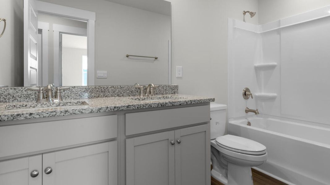 Furnished interior view inside a new home in Indigo Preserve Townhomes, Leland (Image 13).