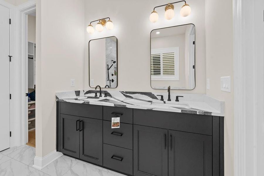 Furnished interior view inside a new home in , Alpharetta (Image 42).