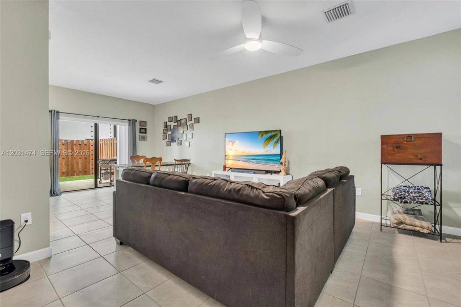 Furnished interior view inside a new home in , Miami (Image 18).