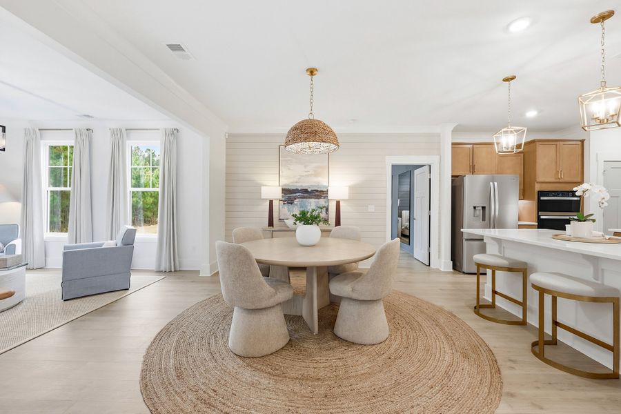 Representative furnished interior of a home built from the Carolyn II by Great Southern Homes in Edgefield, Loris (Image 22).