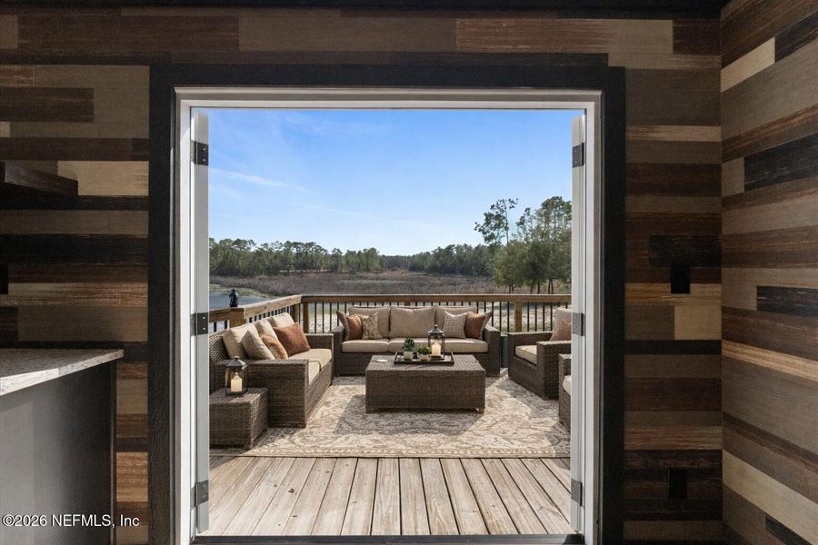 Exterior details and patio area of a home in , Keystone Heights (Image 30). Exterior details and patio area of a home in , Keystone Heights (Image 30).