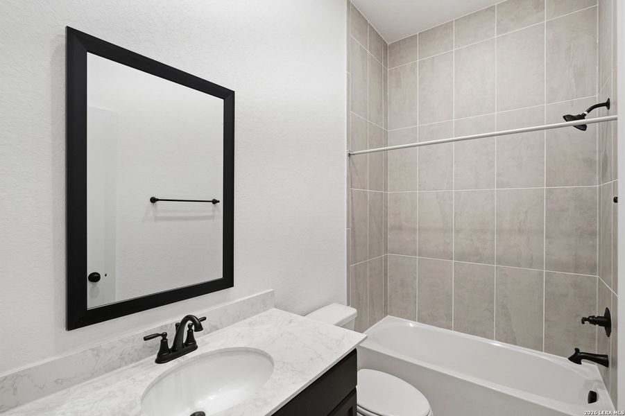 Furnished interior view inside a new home in Alsatian Oaks, Castroville (Image 9).