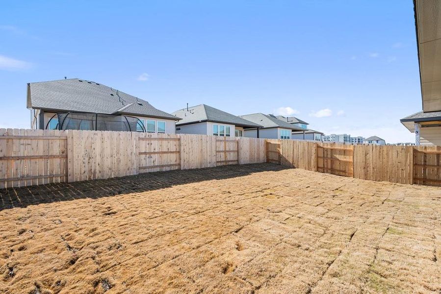 Exterior details and patio area of a home in Park Central, Georgetown (Image 3).