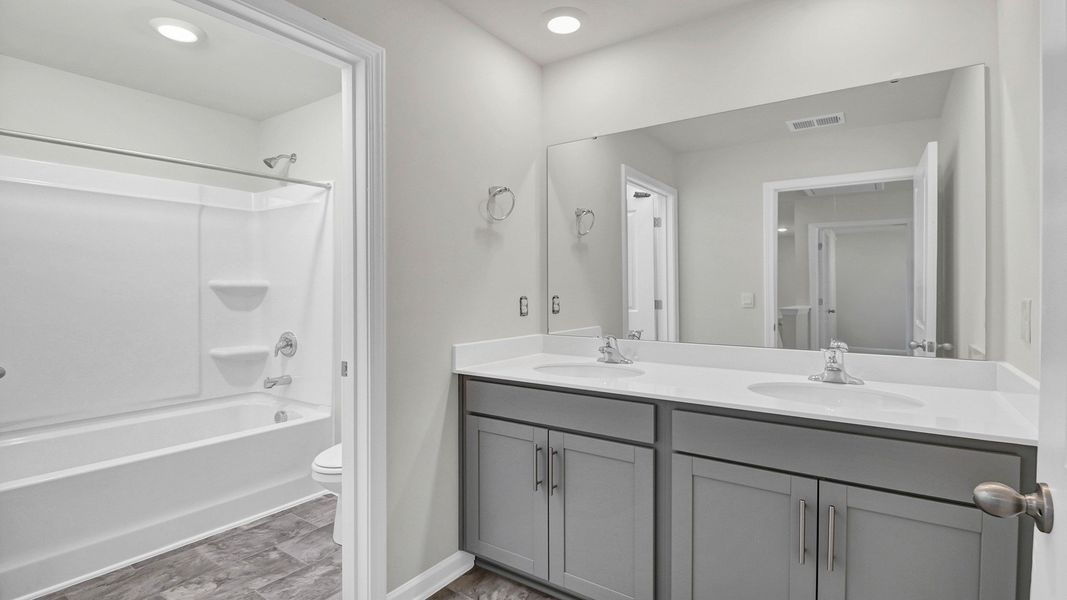 Furnished interior view inside a new home in Hunter's Branch, Hopkins (Image 16).