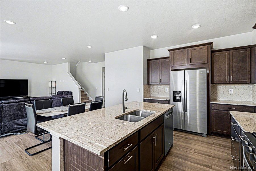 Furnished interior view inside a new home in Murphy Creek, Aurora (Image 17).