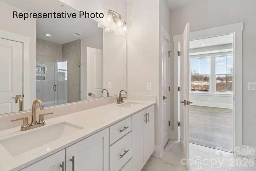 Furnished interior view inside a new home in Brook Run Villas, Fort Mill (Image 7). Furnished interior view inside a new home in Brook Run Villas, Fort Mill (Image 7).
