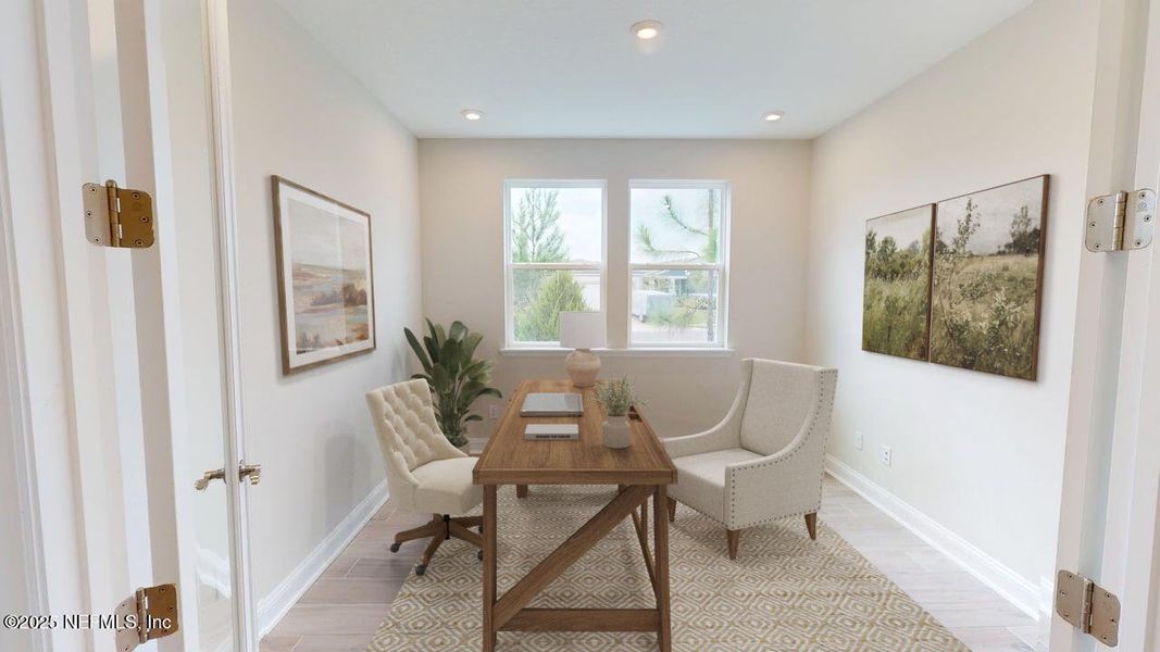 Furnished interior view inside a new home in RiverTown - WaterSong, St. Johns (Image 8). Furnished interior view inside a new home in RiverTown - WaterSong, St. Johns (Image 8).