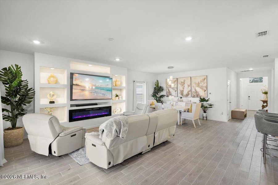 Furnished interior view inside a new home in Seaton Creek, Jacksonville (Image 12).