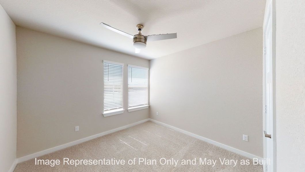 Representative unfurnished interior of a home built from the Harris by D.R. Horton in Yowell Ranch, Killeen (Image 22).