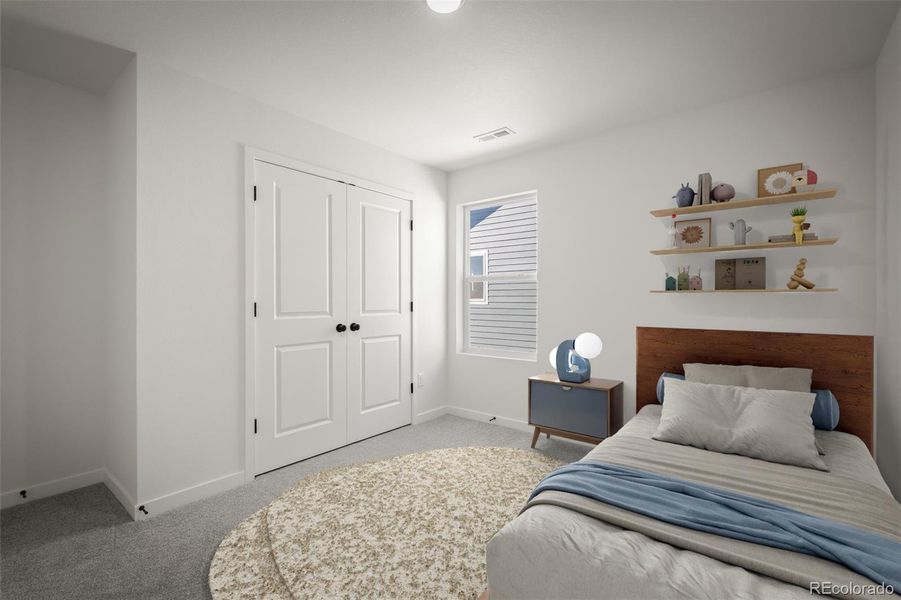 Furnished interior view inside a new home in Revel Crossing at Wolf Ranch – The Ascent Collection, Colorado Springs (Image 17).