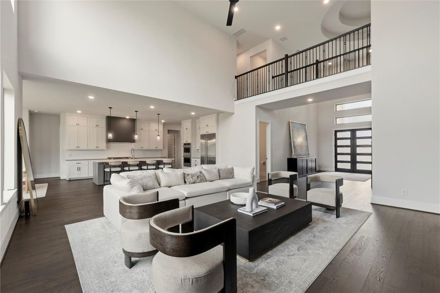 Furnished interior view inside a new home in , Cypress (Image 46).