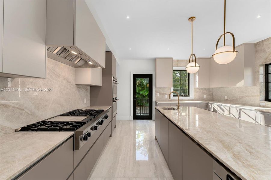 Furnished interior view inside a new home in , Miami (Image 11).