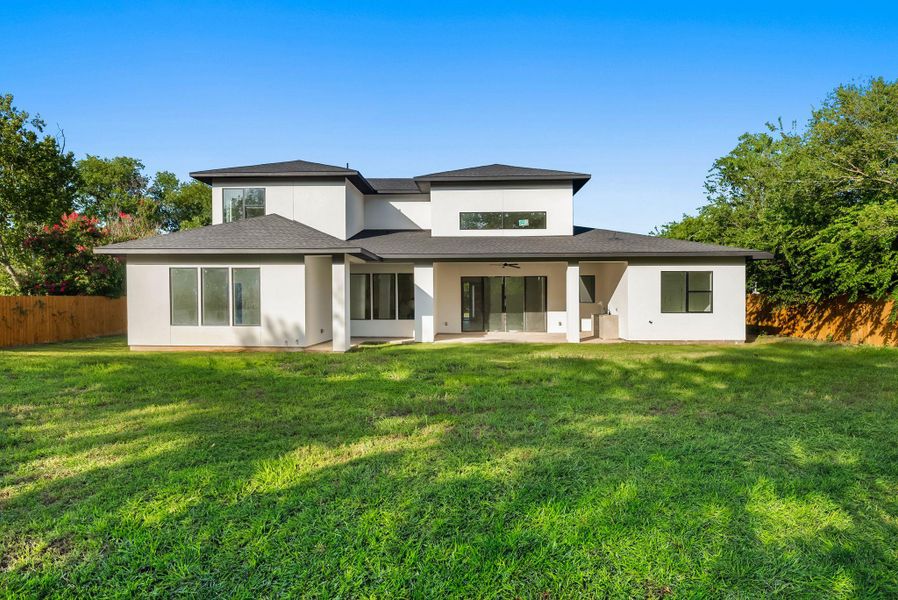 Exterior details and patio area of a home in , Cedar Park (Image 23).