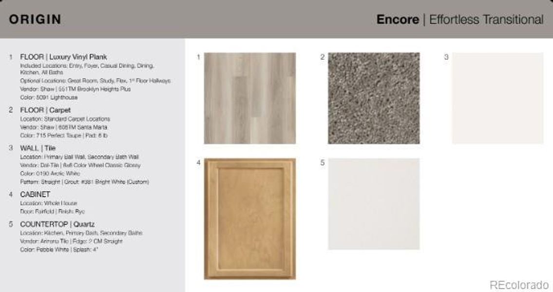 28430 E 4th Place - Design Selections.  Home  is under construction and selections and are subject to change.