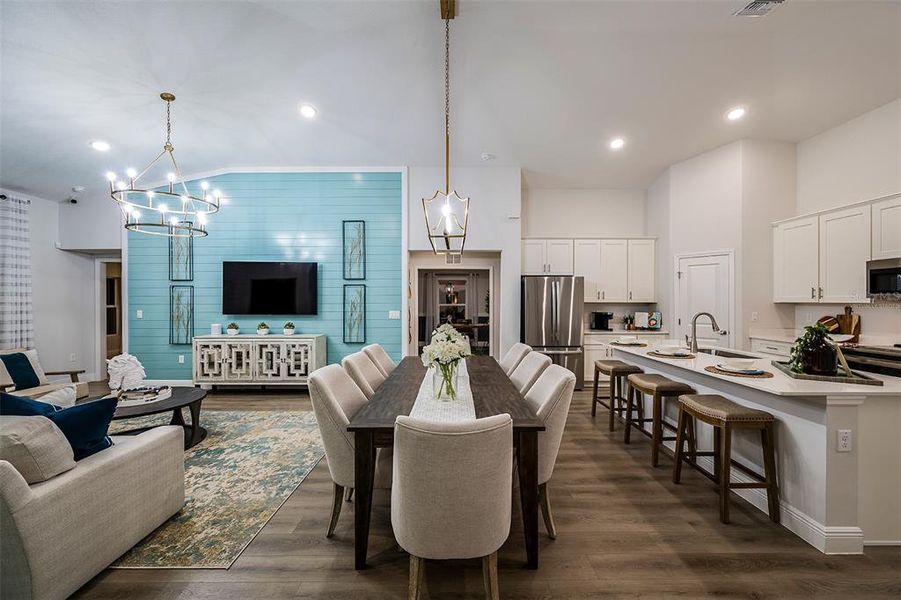 Furnished interior view inside a new home in Pasadena Landing, Wesley Chapel (Image 23).