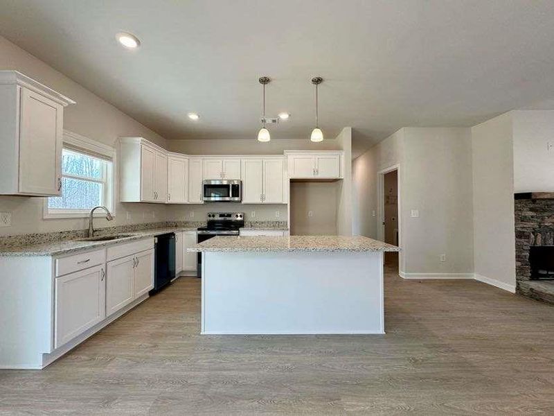 Furnished interior view inside a new home in , Clarkesville (Image 5).