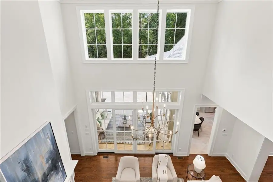 Furnished interior view inside a new home in , Sandy Springs (Image 31).
