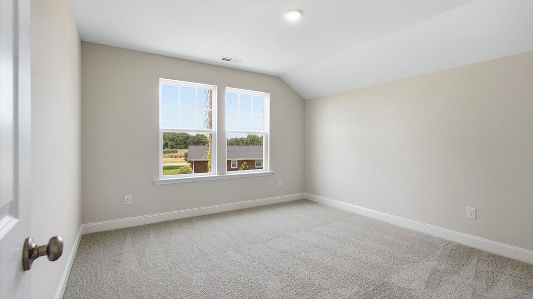 Representative furnished interior of a home built from the Ansley by DRB Homes in Weavers Pointe, Zebulon (Image 83).