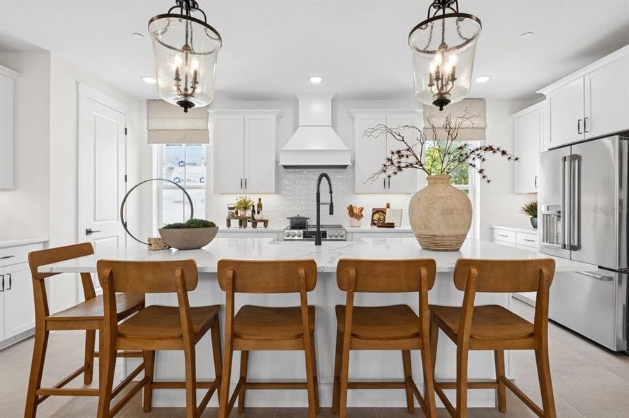 Furnished interior view inside a new home in Vdara, Orlando (Image 21).