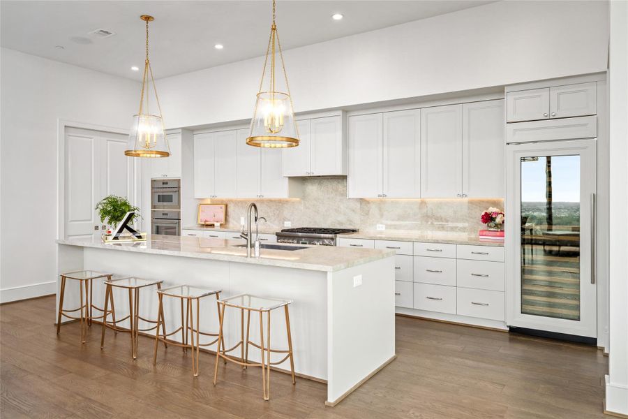 Furnished interior view inside a new home in , Houston (Image 12).