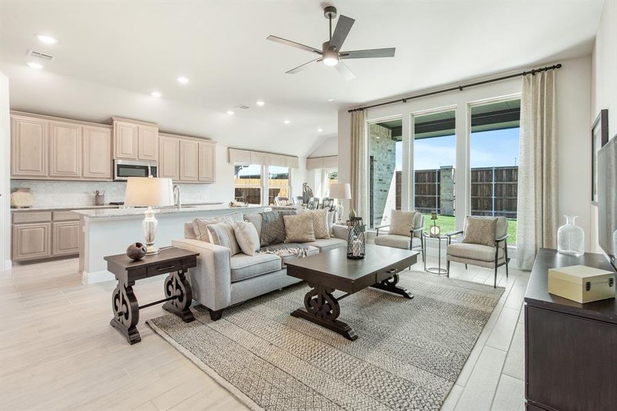 Furnished interior view inside a new home in Legacy Ranch Classic 55, Melissa (Image 30).