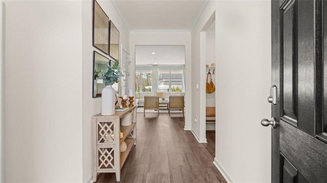 Furnished interior view inside a new home in Kingston Ranch at Lake Oconee, Buckhead (Image 12).