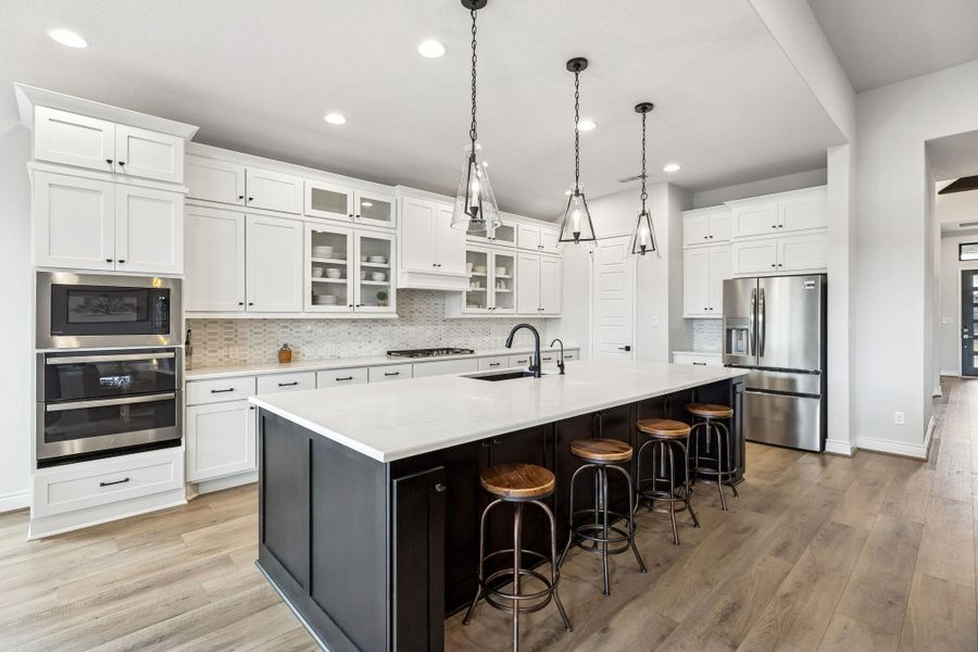 Built-in microwave and oven