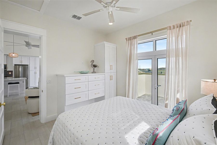 Furnished interior view inside a new home in , Port Aransas (Image 10).