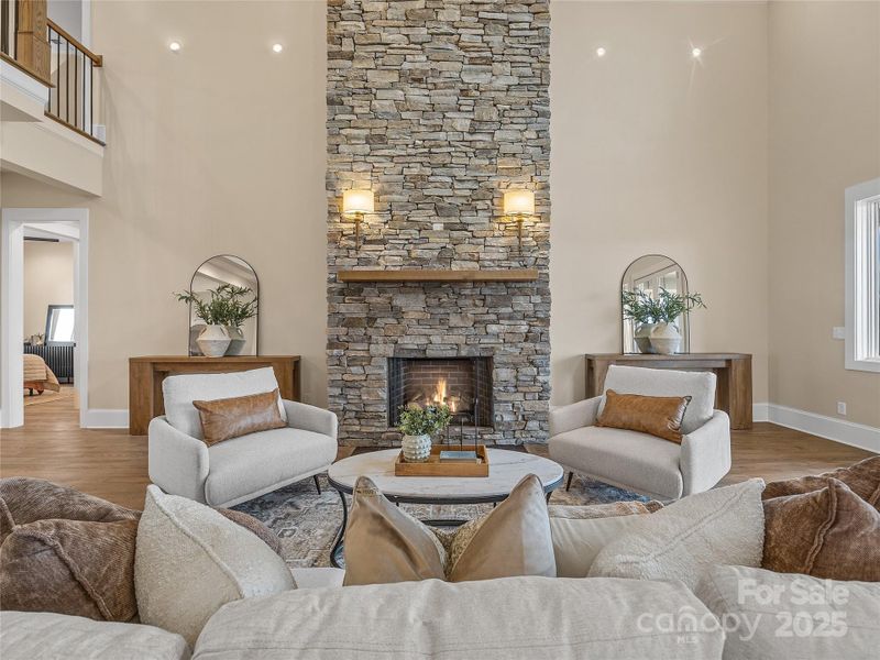 Furnished interior view inside a new home in , Tryon (Image 31).