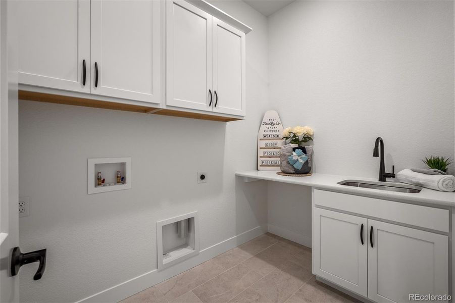 Furnished interior view inside a new home in Wolf Ranch - Enclave Collection, Colorado Springs (Image 16).