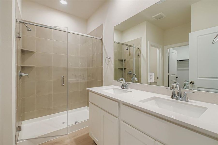 Furnished interior view inside a new home in MiraVerde, Crowley (Image 6). Furnished interior view inside a new home in MiraVerde, Crowley (Image 6).